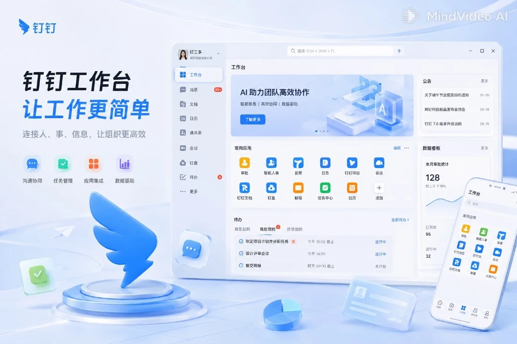 钉钉下载模板中心与周报日报